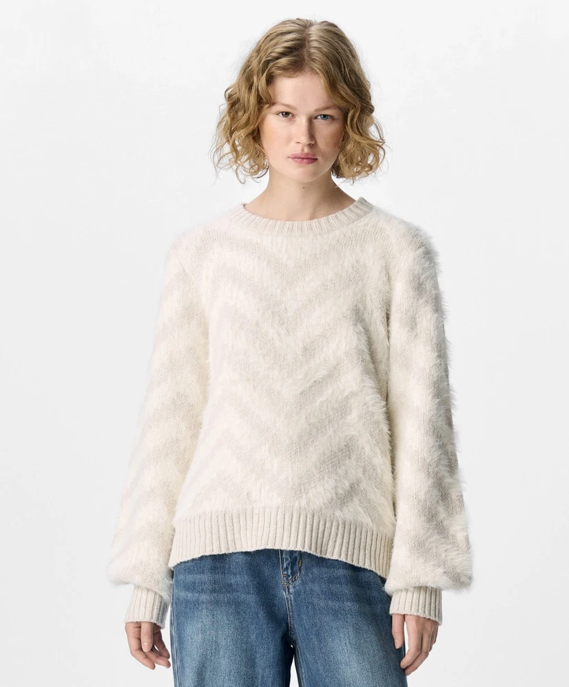 OBJECT Trui LM OBJHOLLOW L/S RE KNIT PULLOVER NOOS