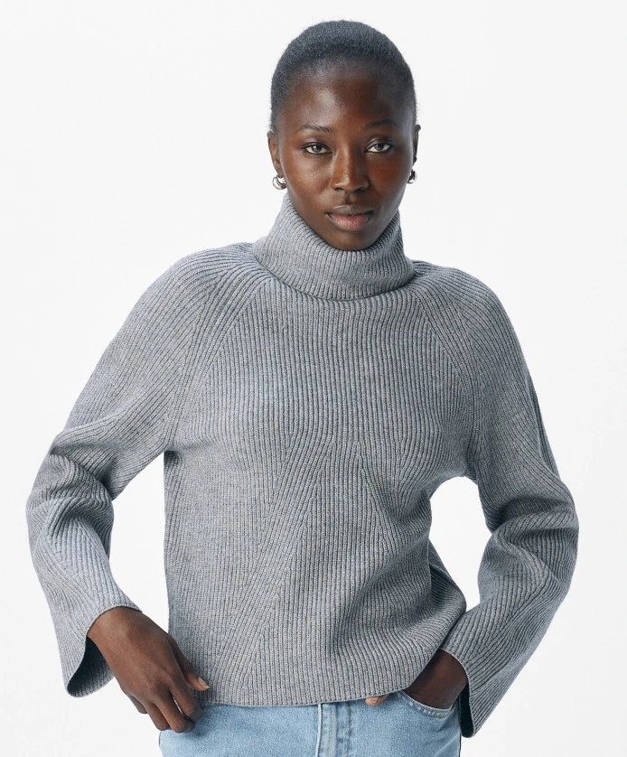 OBJECT Trui LM OBJVIOLA LS LO ROLLNECK KNIT NOOS