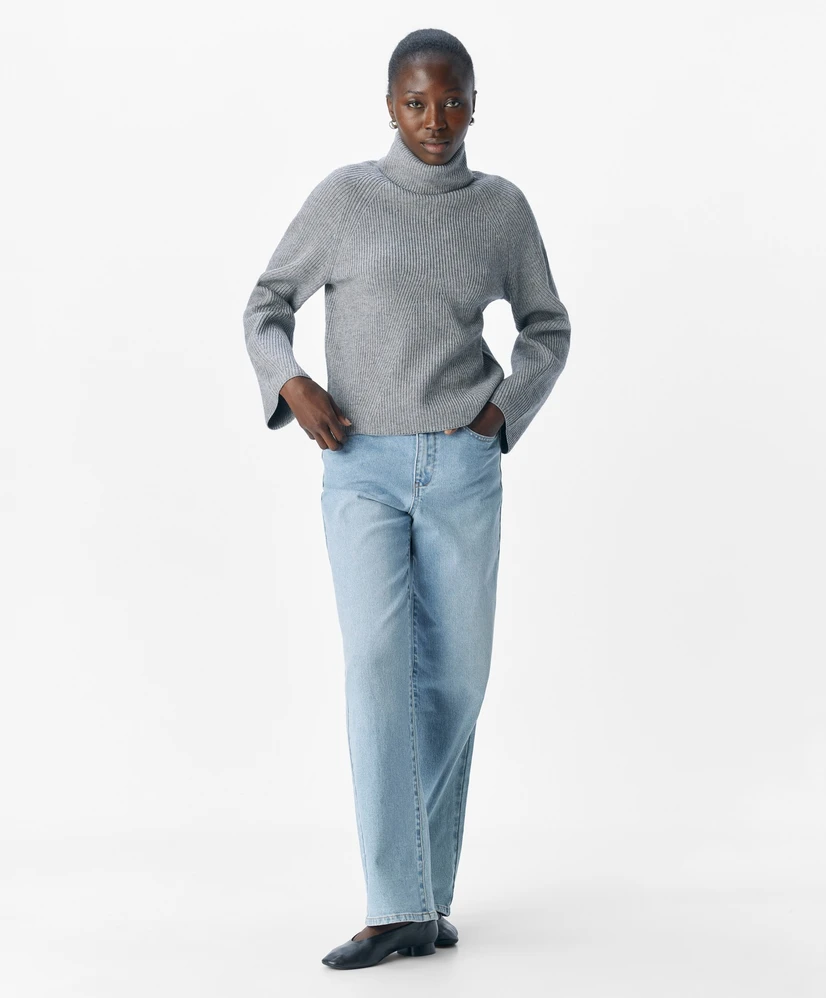 OBJECT Trui LM OBJVIOLA LS LO ROLLNECK KNIT NOOS