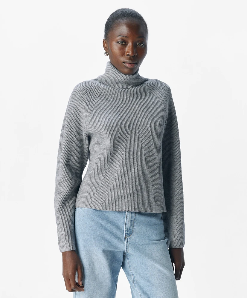 OBJECT Trui LM OBJVIOLA LS LO ROLLNECK KNIT NOOS