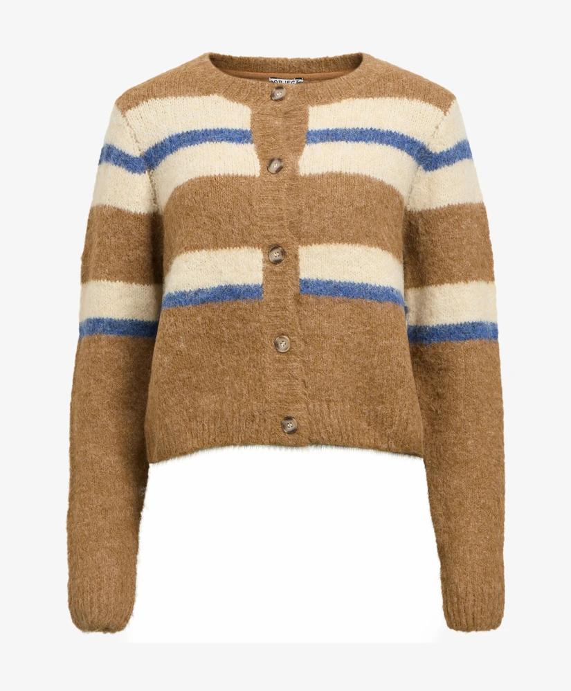 OBJECT Vest LM OBJGALIA L/S RE KNIT CARDIGAN NOOS