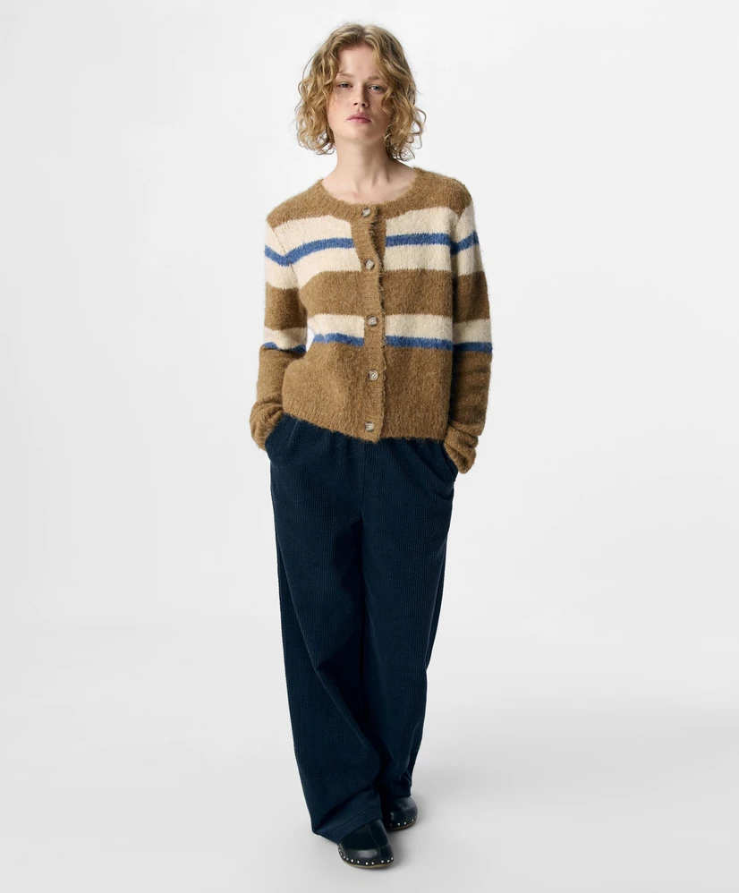 OBJECT Vest LM OBJGALIA L/S RE KNIT CARDIGAN NOOS