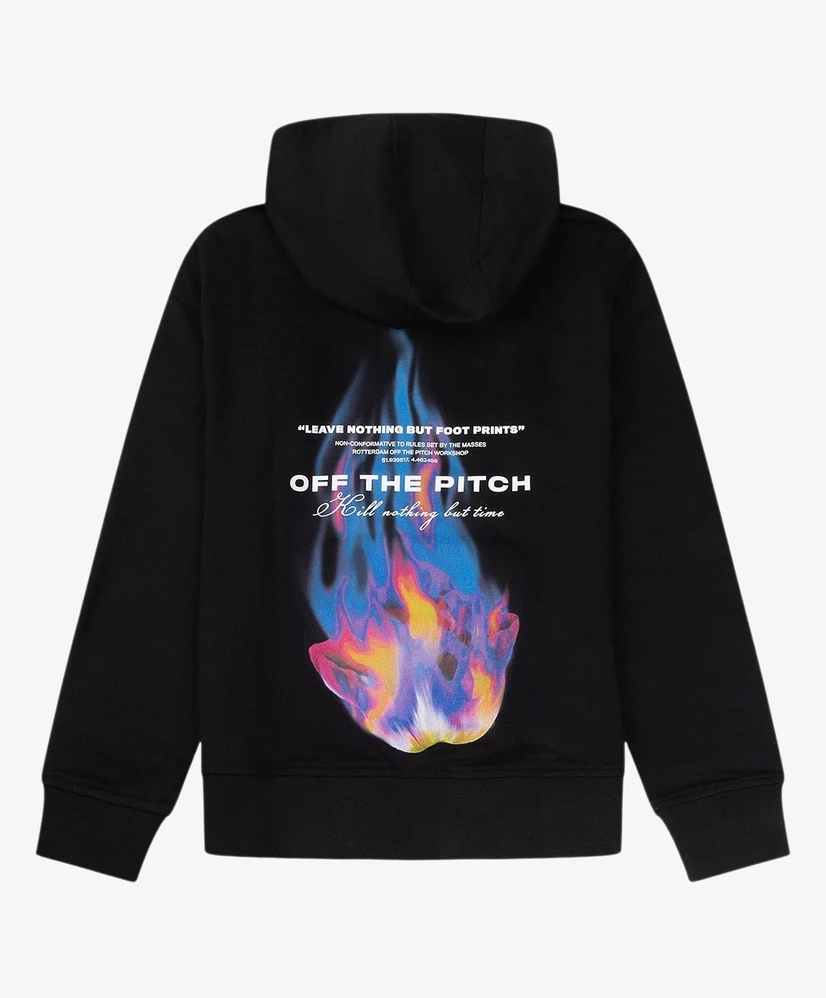 Off the Pitch Hoodie Burning Flower