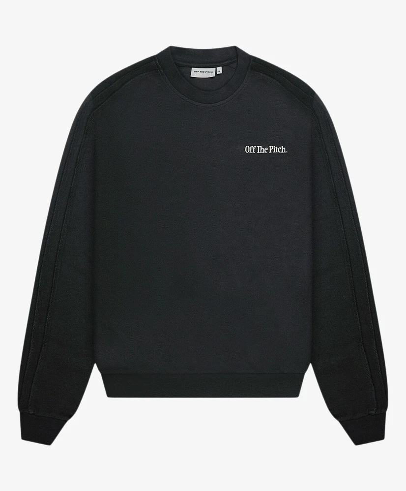 Off the Pitch Sweater Raw Edge Panel