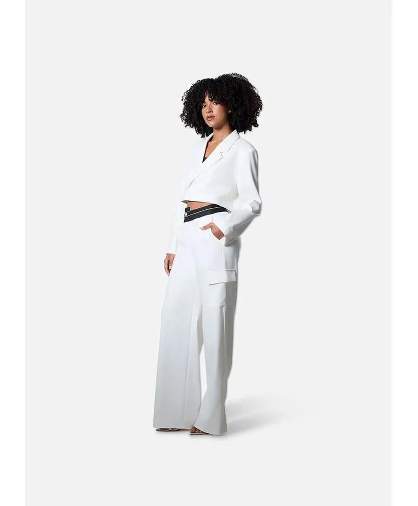 Off The Pitch Women Cropped Blazer Lana