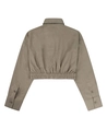 Off The Pitch Women Cropped Blouse Gathered