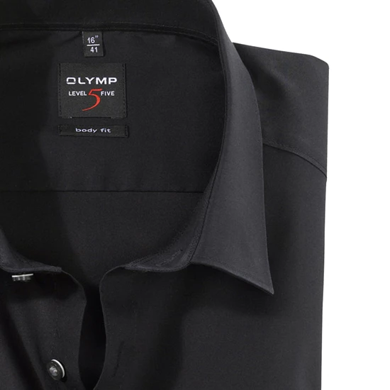 Olymp Overhemd Level Five Body Fit Zwart