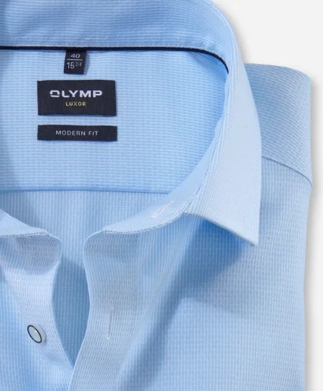 OLYMP Overhemd Waffle Modern Fit