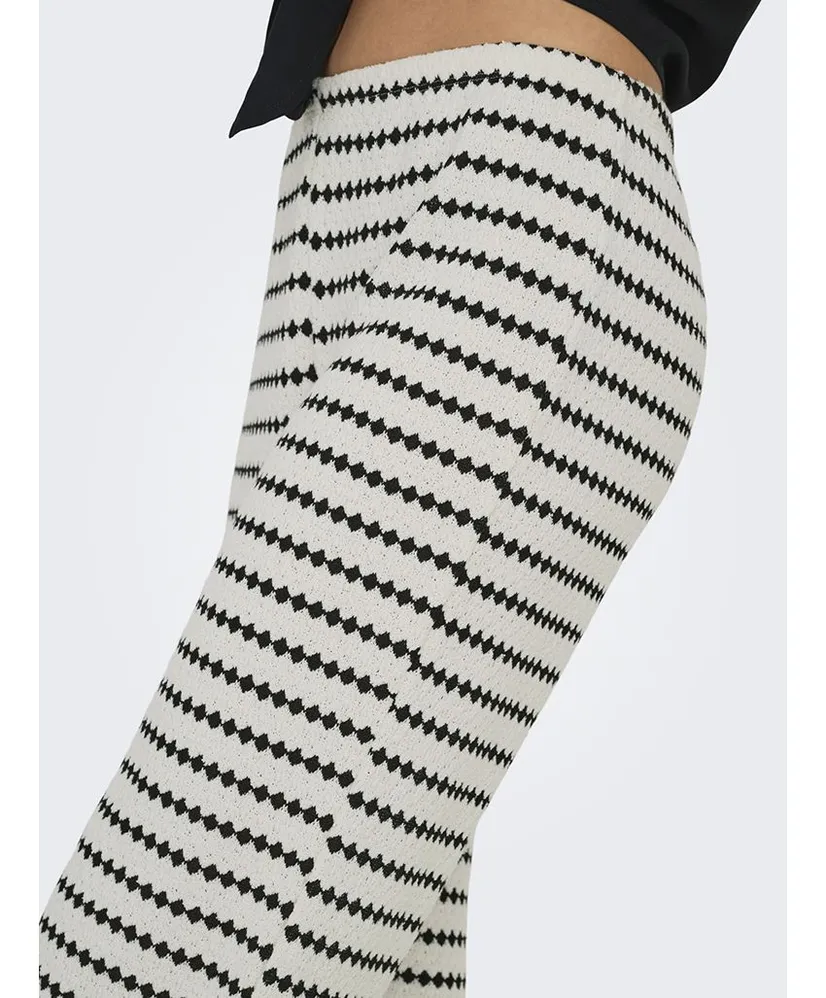 ONLY Broek Eva Stripe Wide Leg