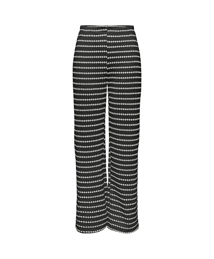 ONLY Broek Eva Stripe Wide Leg