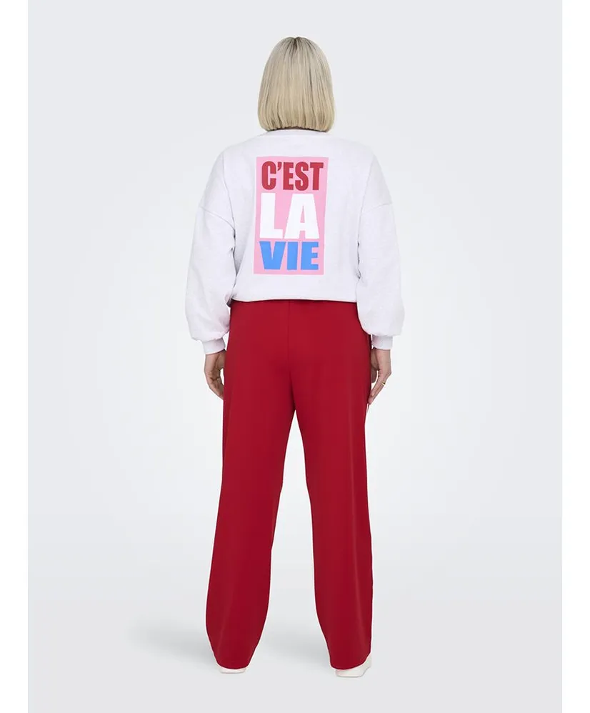 ONLY CARMAKOMA Broek Carmen Stripe
