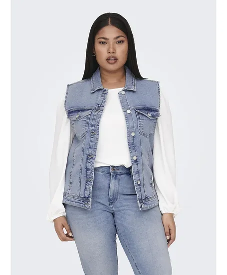 ONLY CARMAKOMA Gilet Jeans Wespa