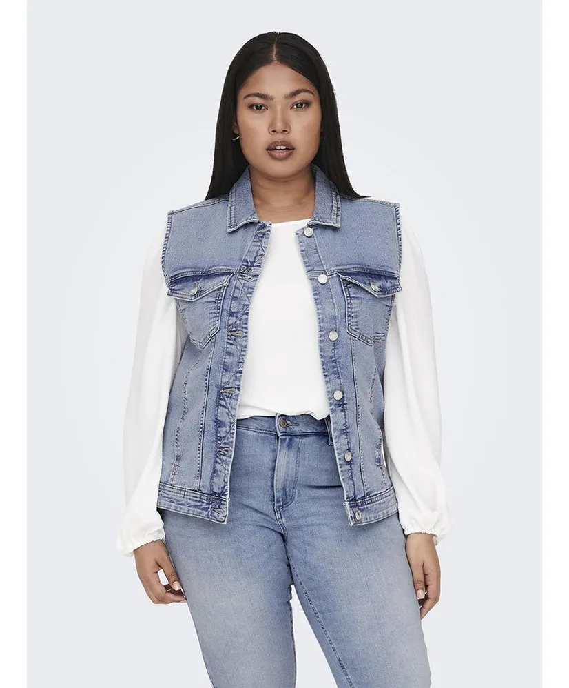 ONLY CARMAKOMA Gilet Jeans Wespa