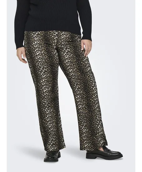 ONLY CARMAKOMA Jeans Madison Wide Leg Leopard