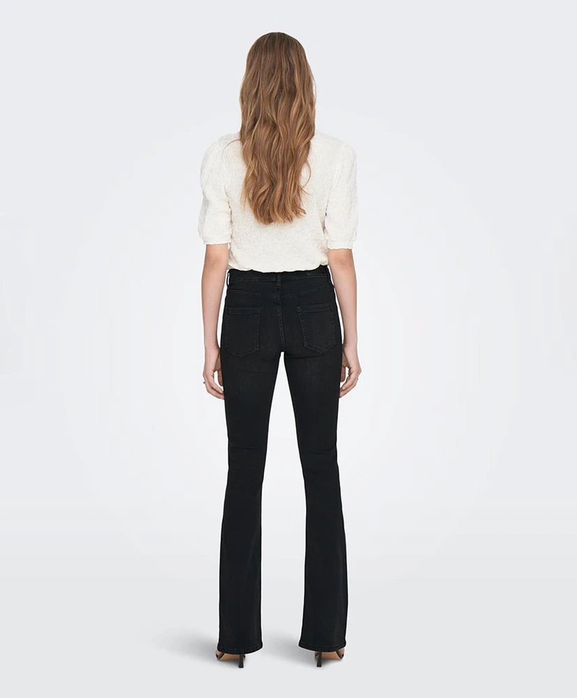 ONLY Flared Jeans Blush Mid Rise
