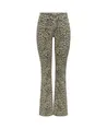 ONLY Flared Jeans Straight Blush Leopard
