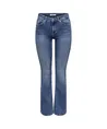 ONLY Flared Jeans Straight Rhinestones
