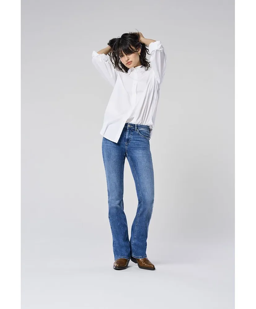 ONLY Flared Jeans Straight Rhinestones