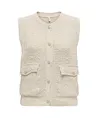 ONLY Gilet Knit Celeste