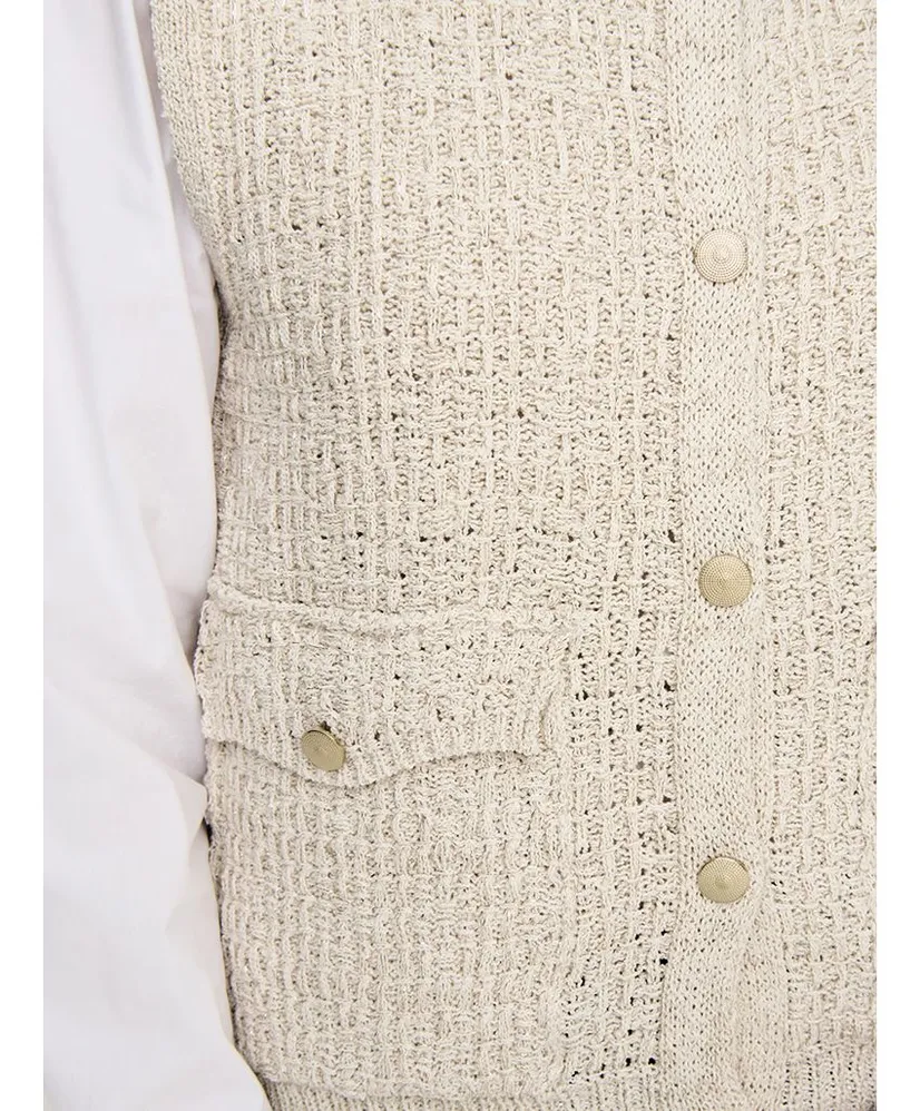 ONLY Gilet Knit Celeste