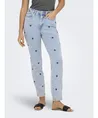 ONLY Jeans Emily Embroidery Straight Fit