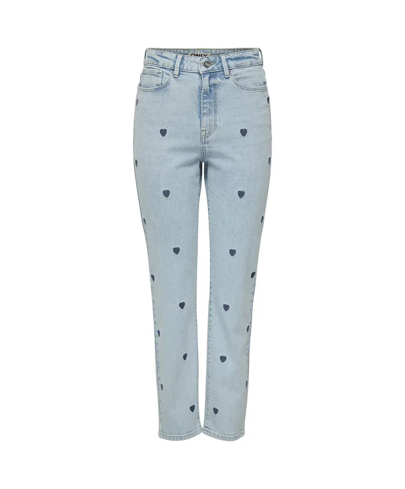 ONLY Jeans Emily Embroidery Straight Fit