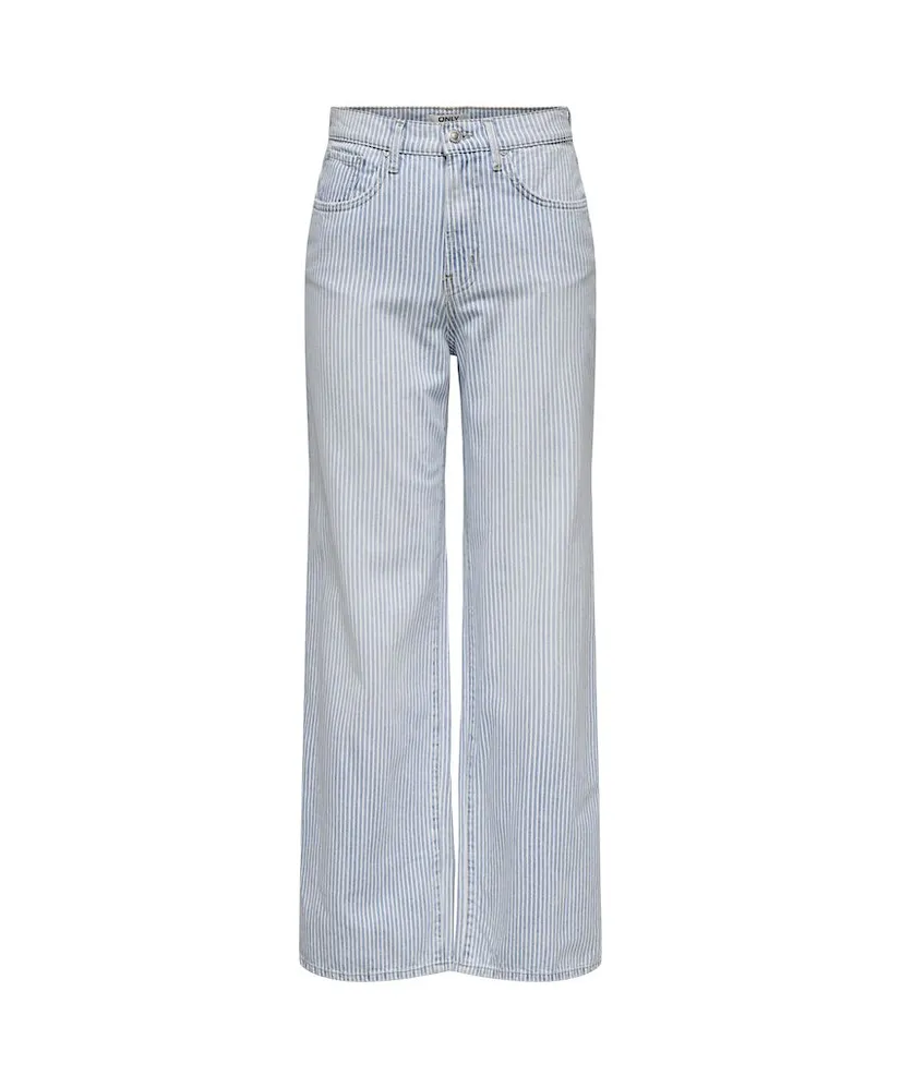 ONLY Jeans Wide Leg Hope Stripe