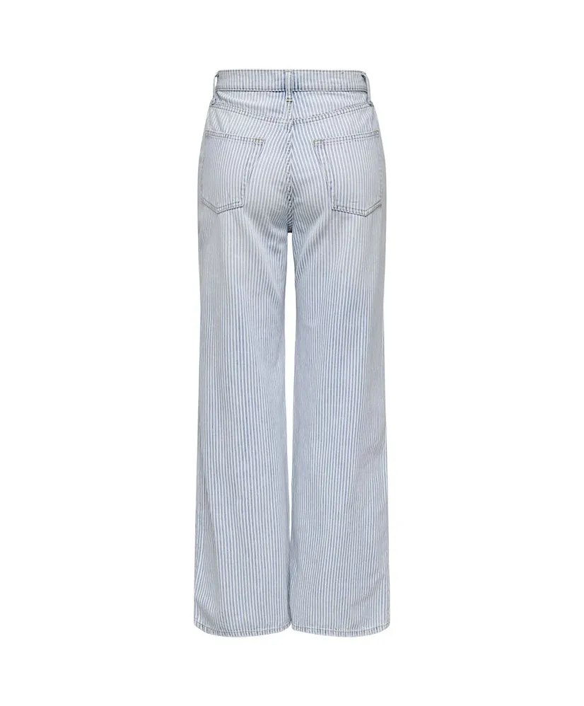 ONLY Jeans Wide Leg Hope Stripe