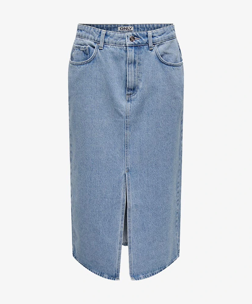 ONLY Midi Denim Rok Bianca