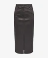 ONLY Midi Rok Nala Faux Suede