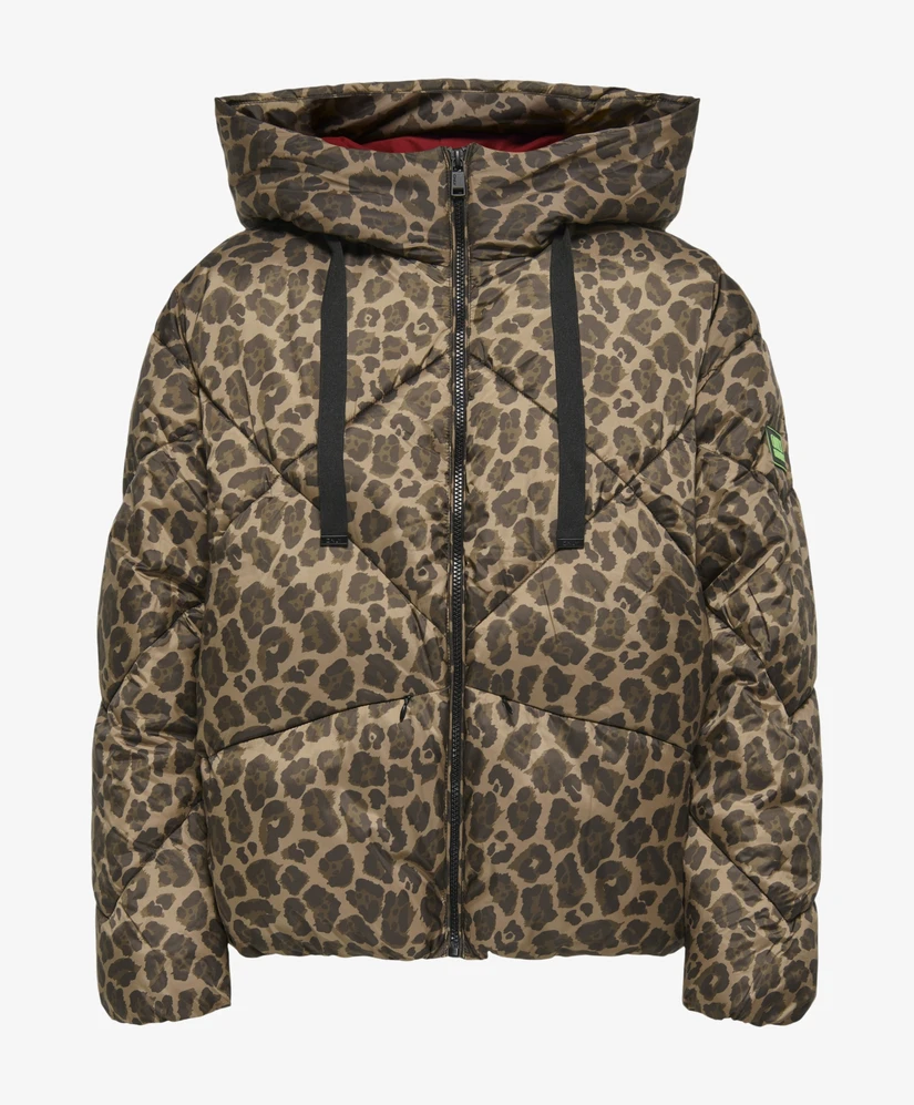 ONLY Puffer Jas Asti Leopard