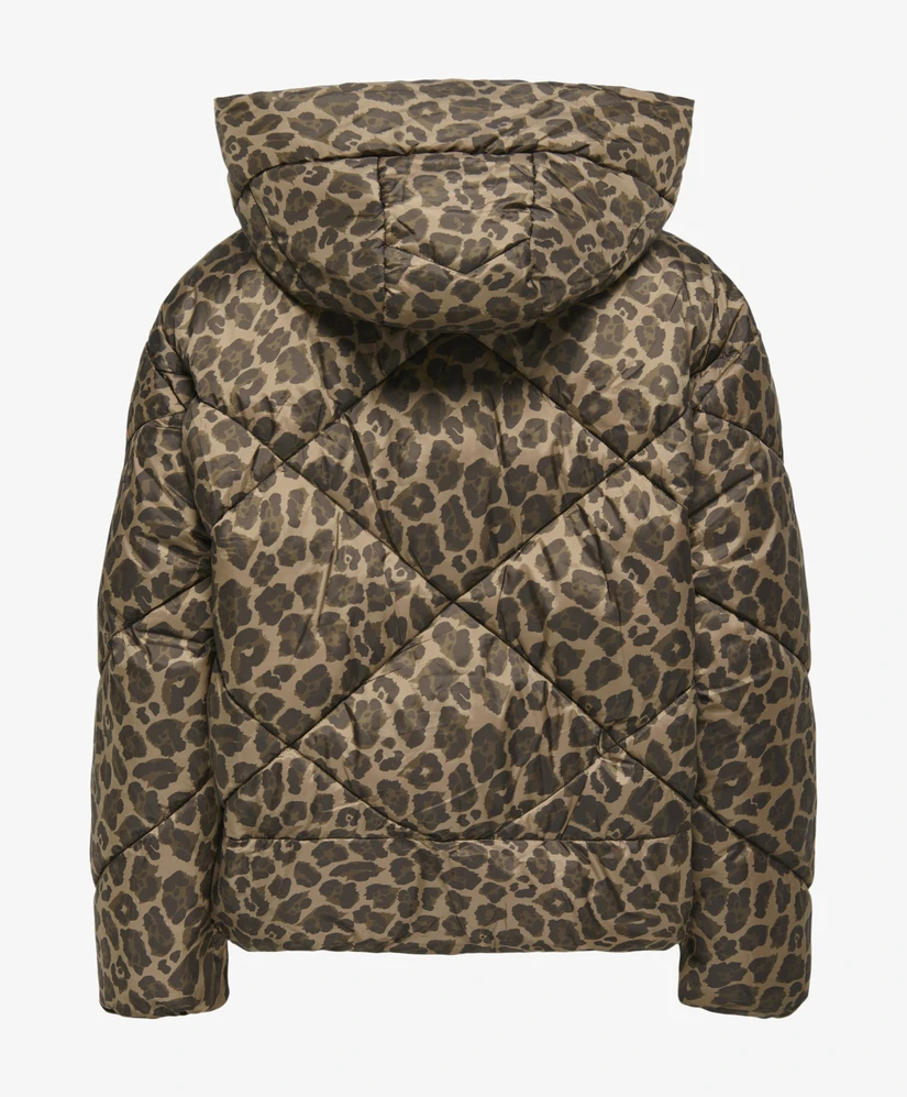 ONLY Puffer Jas Asti Leopard