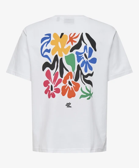 ONLY & SONS Junior T-shirt KM OSJFRED LAURENT FLOW