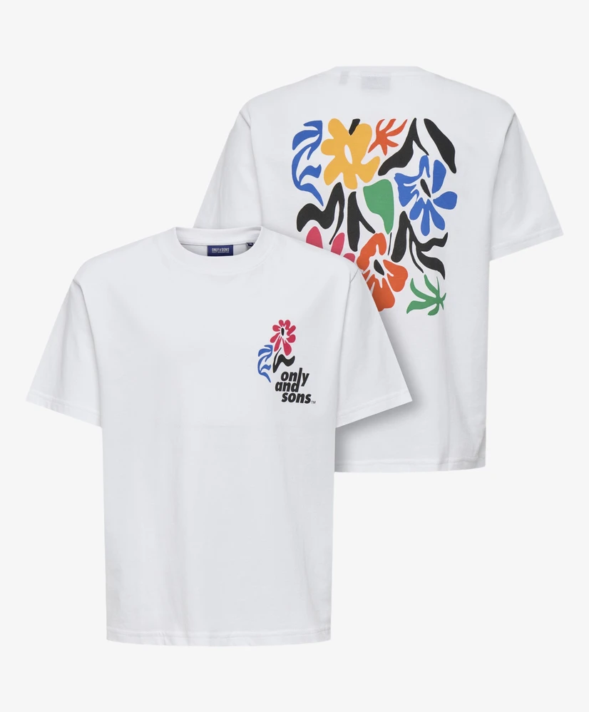 ONLY & SONS Junior T-shirt KM OSJFRED LAURENT FLOW