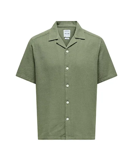 ONLY & SONS Overhemd Bertil Waffle
