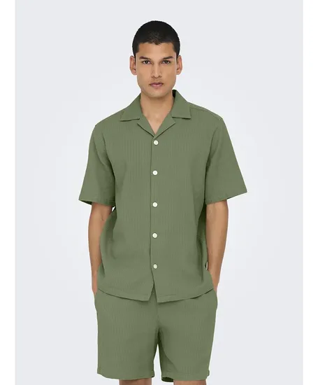 ONLY & SONS Overhemd Bertil Waffle