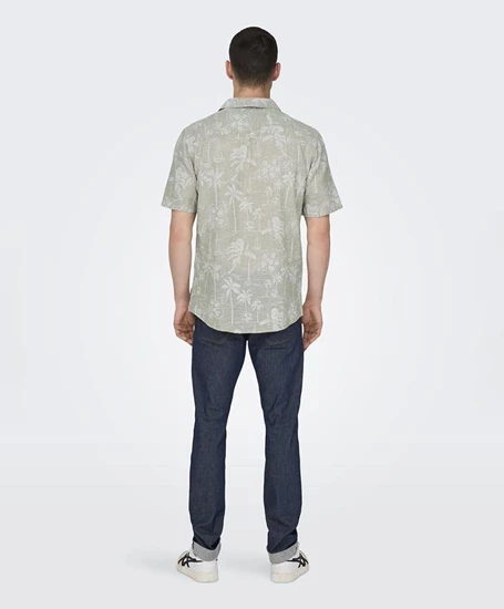 ONLY & SONS Overhemd Caiden Hawaii Regular Fit