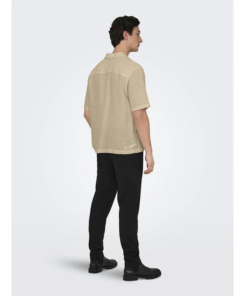 ONLY & SONS Overhemd Caidenly Embroidery