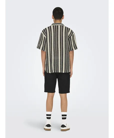 ONLY & SONS Overhemd Dani Crochet Regular Fit