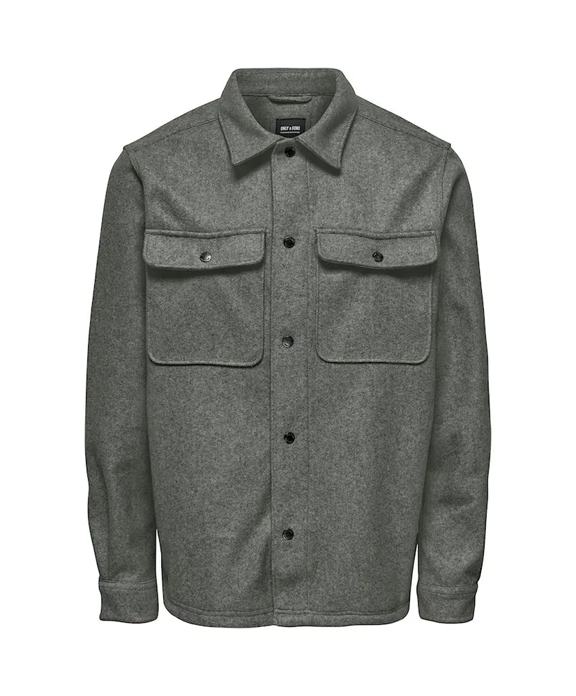 ONLY & SONS Overshirt Ash