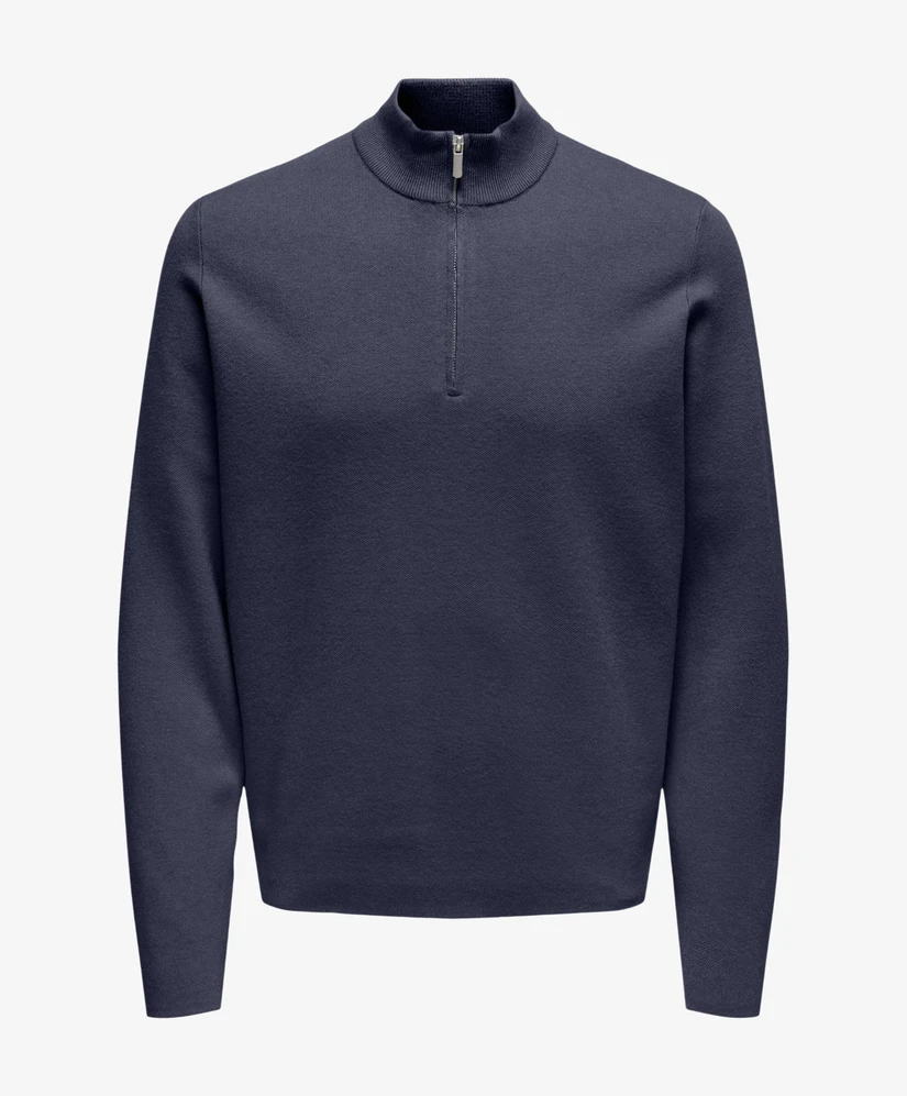 ONLY & SONS Trui Half-Zip Cooper