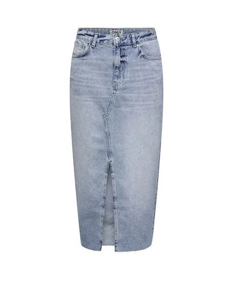 ONLY Spijkerrok Ella Midi