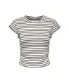 ONLY T-shirt Iben Gestreept