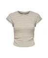 ONLY T-shirt Iben Gestreept