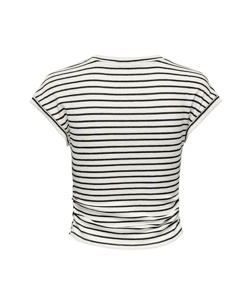 ONLY T-shirt Iben Gestreept