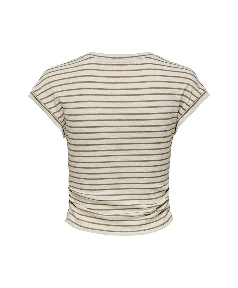 ONLY T-shirt Iben Gestreept