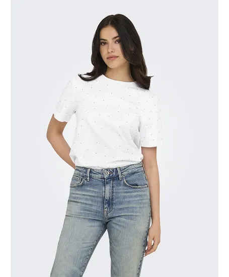 ONLY T-shirt Monja Studs
