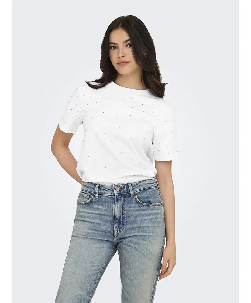 ONLY T-shirt Monja Studs
