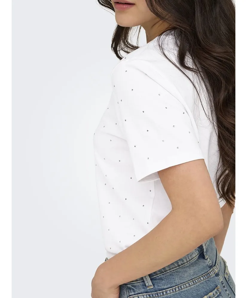 ONLY T-shirt Monja Studs