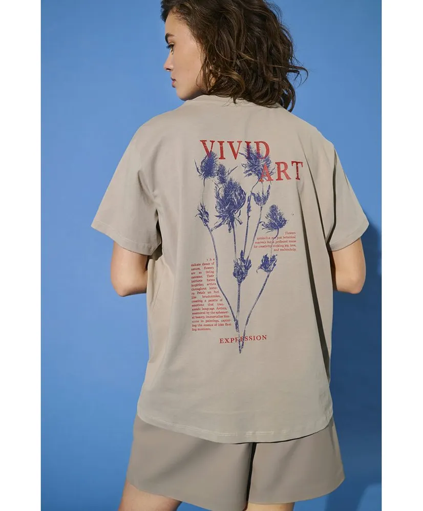 ONLY T-shirt Poppy Life Flower